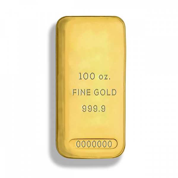 100 oz Gold Bar