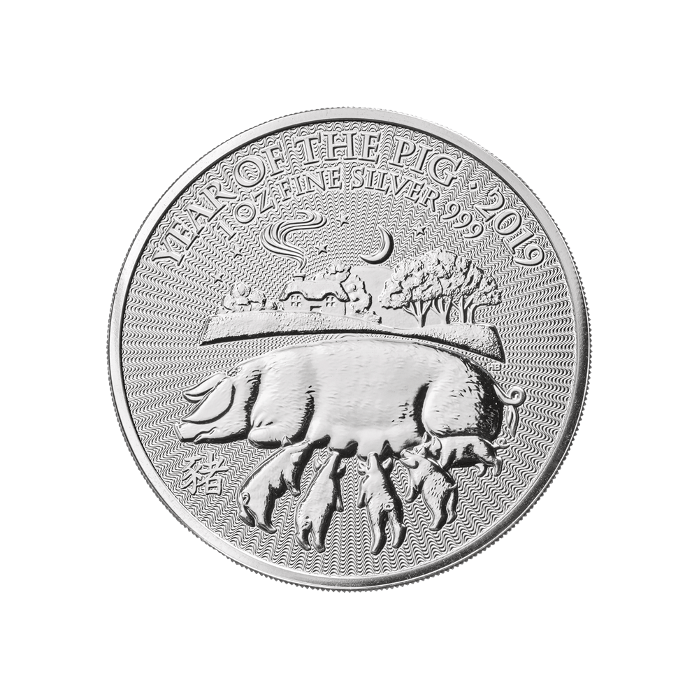 British Silver Year Of The Pig