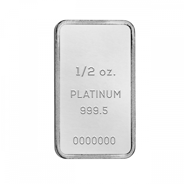 1/2 oz Platinum Bar