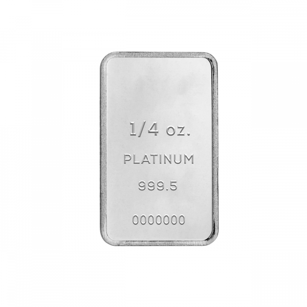 1/4 oz Platinum Bar